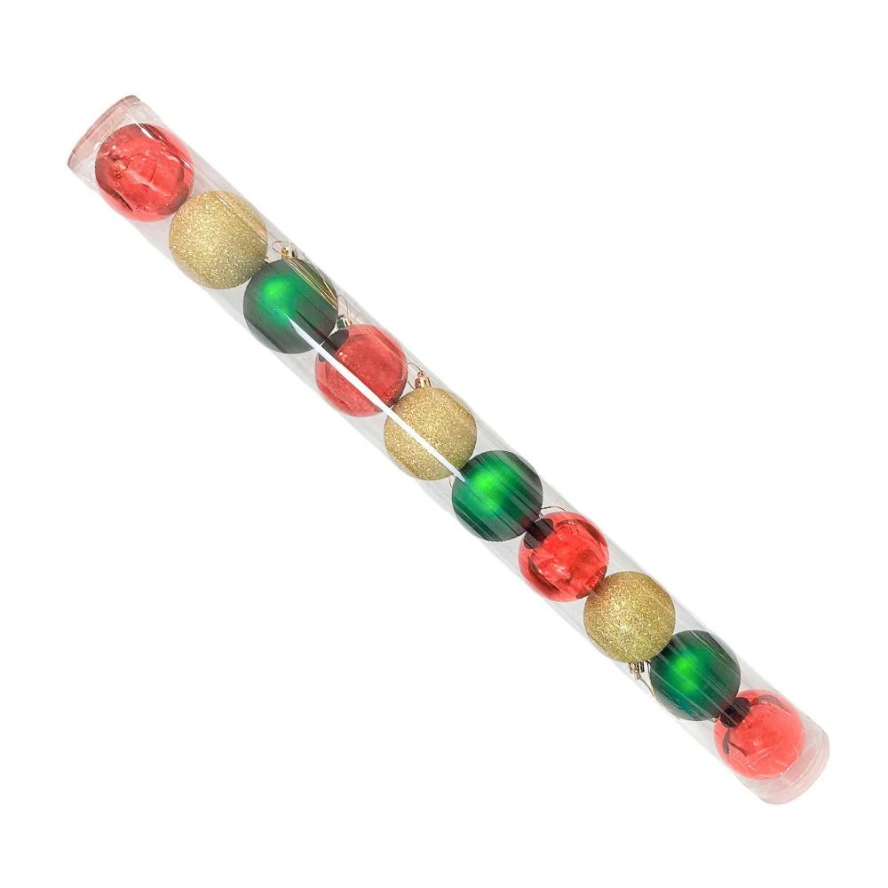 Bola Navideña 10 pza Decoradas / Multicolor / 7 cm / Maranelo Christmas - Image 2