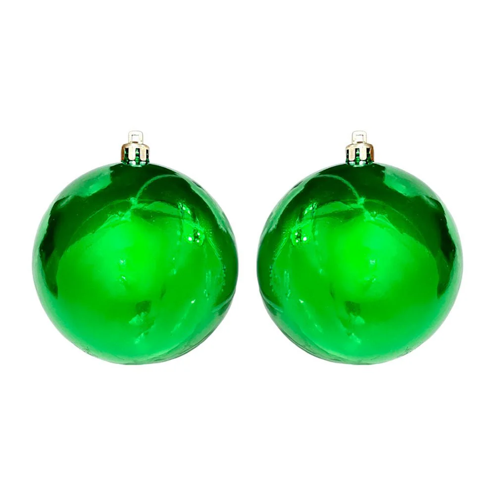 Bola Navideña 6 pza / Verde Perlado / 8 cm / Maranelo Christmas