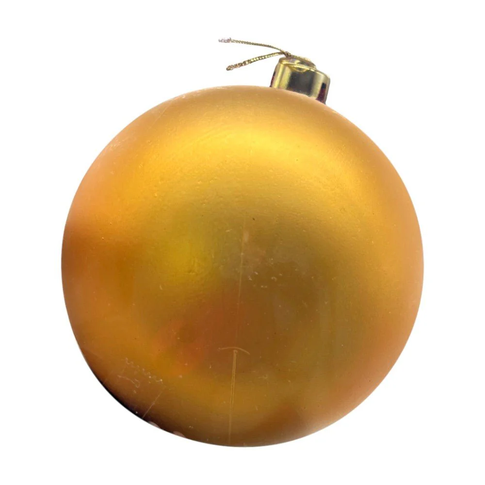 Bola Navideña Lisa Maranelo Christmas de 15Cm - Dorado Mate - Image 3