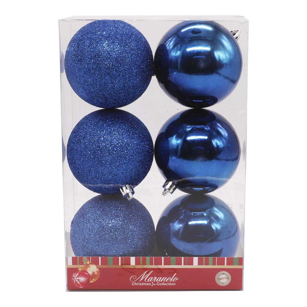 Bolas de Navidad Maranelo Christmas 8 cm 6 Piezas204