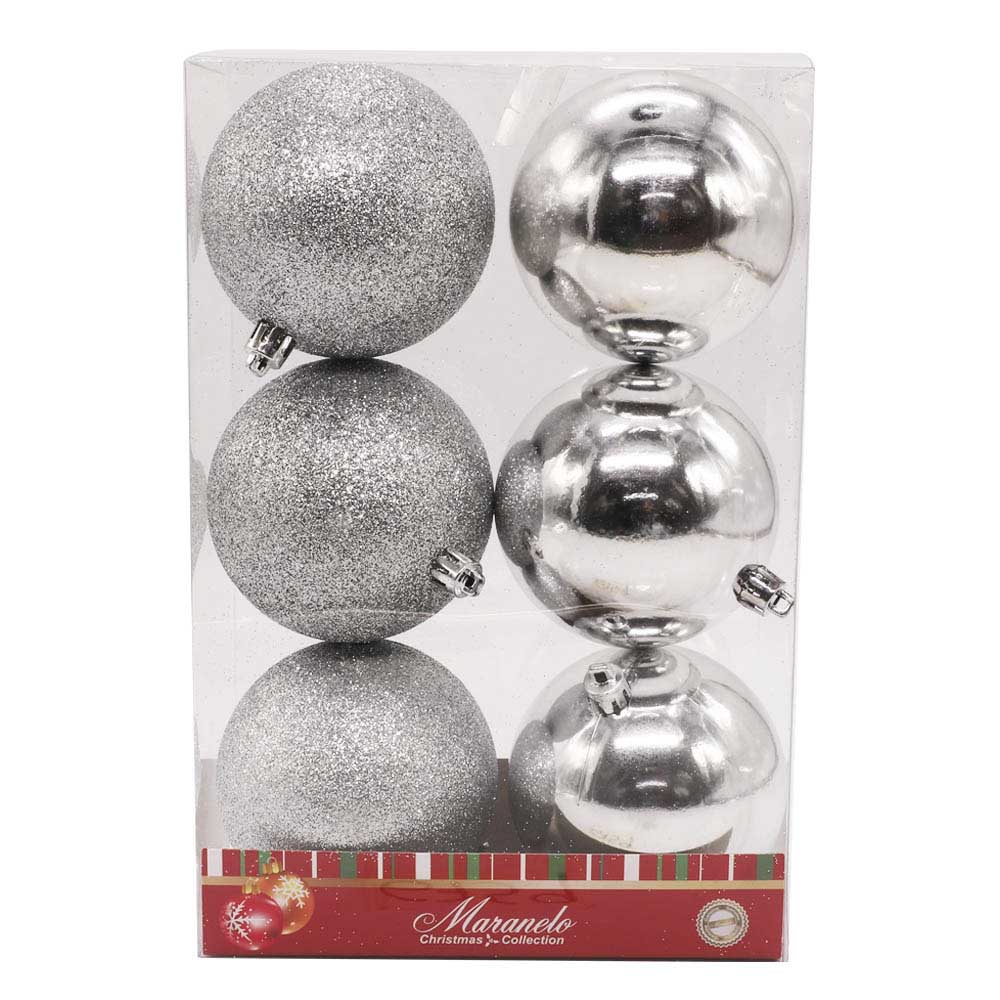 Bolas de Navidad Maranelo Christmas 8 cm 6 Piezas206