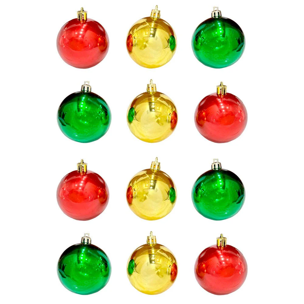 Bolas Navideñas Maranelo Christmas 12 Piezas de 6Cm / Lisas / Surtido - Image 3