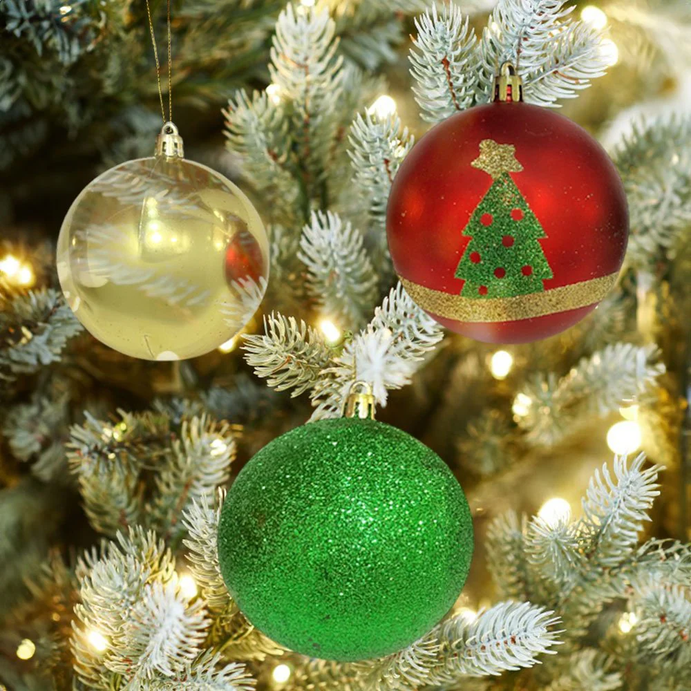 Bolas Navideñas Maranelo Christmas de 8Cm / 6 Piezas / Brillante-Mate / Surtidas