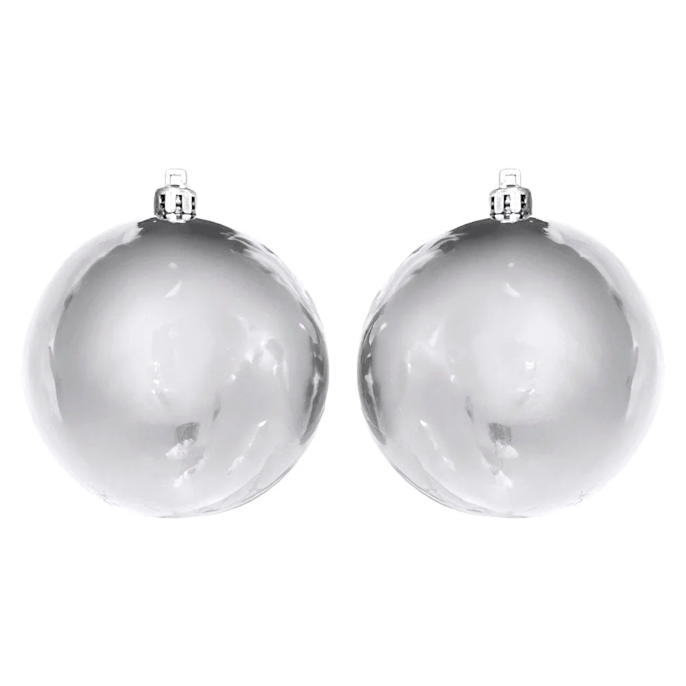 Bolas Navideñas Maranelo Christmas de 8Cm / 6 Piezas / Plateado Perlado - Image 3