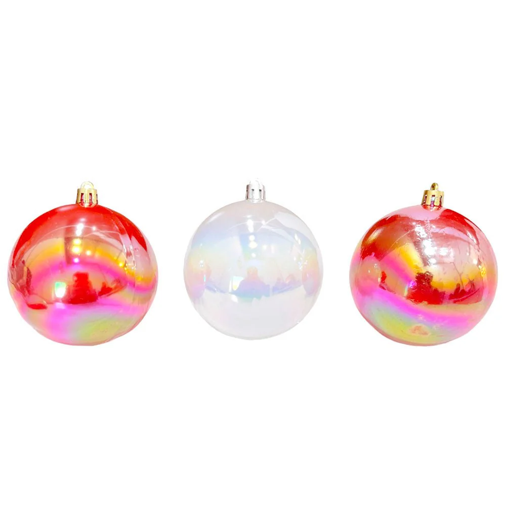 Bolas Navideñas Miro Christmas de 8Cm / 6 Piezas / Roja-Blanca - Image 3