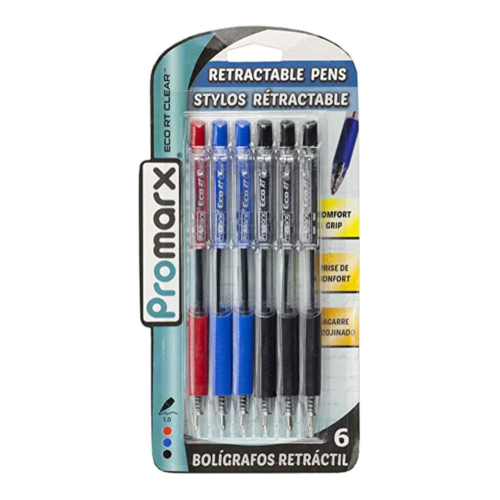 Boligrafo Promarx 6 Piezas