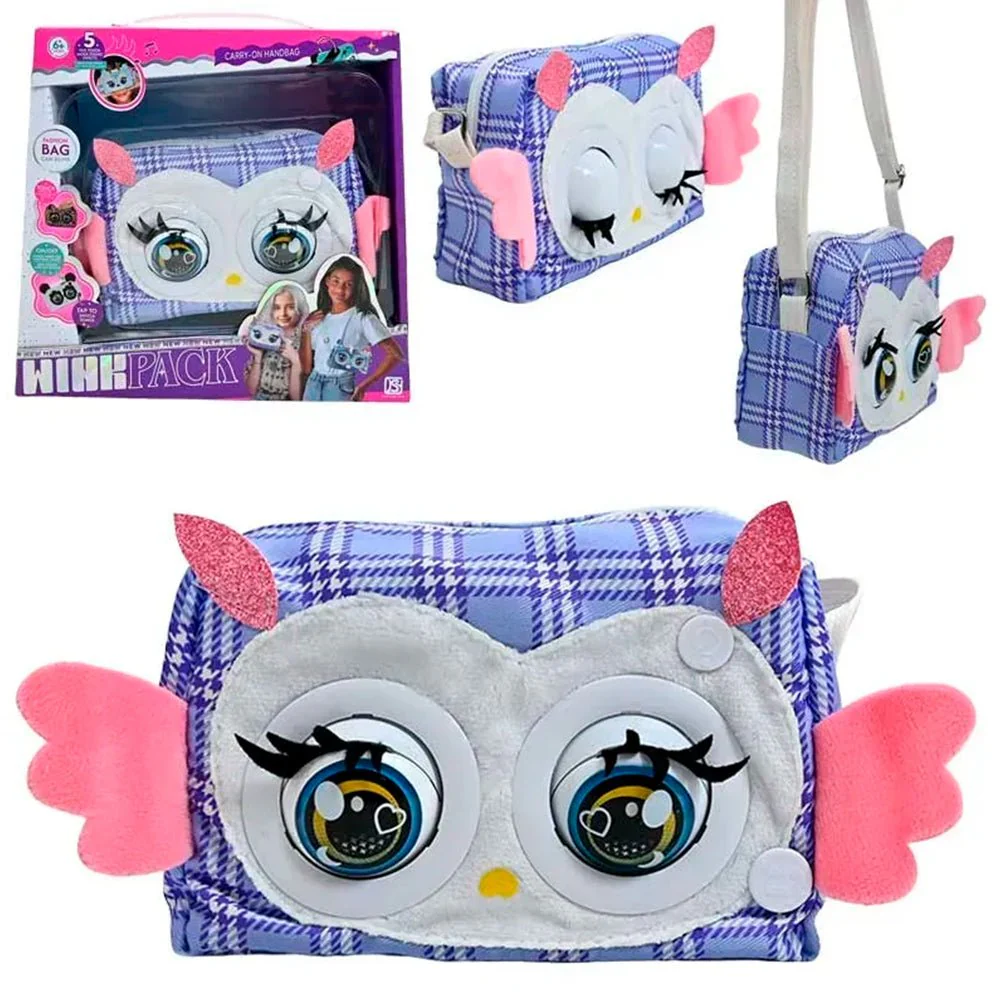 Bolso P/Niña Animales Ojos Grande/Wink Pack