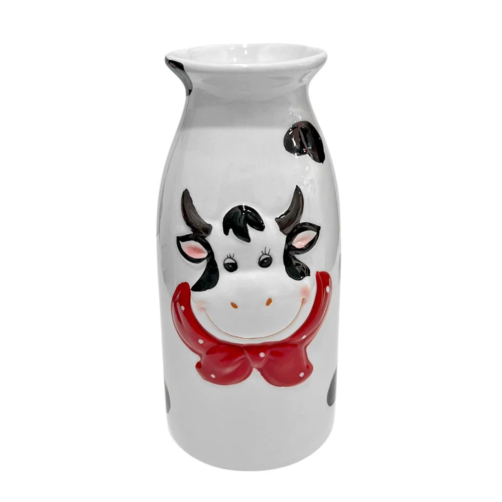 Botella De Cerámica P/Leche Diseño De Vaca - Image 2