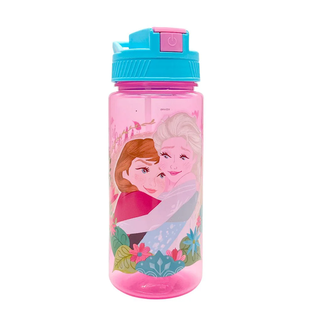 Botella Plástica Frozen de 500Ml / Infantil / Con Carrizo - Image 2