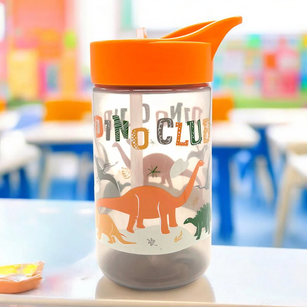 Botella Plástica Infantil Dino Club