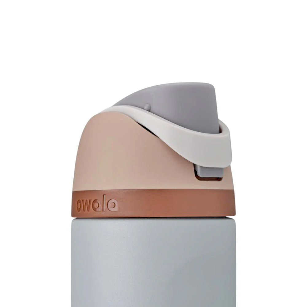 Botella Térmica Owala 24 oz – Silver/Brown - Image 4