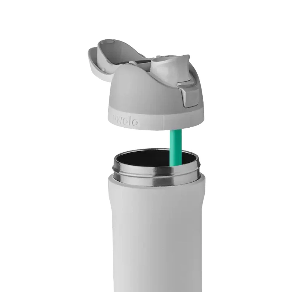 Botella Térmica Owala 24 oz – Silver/White - Image 3