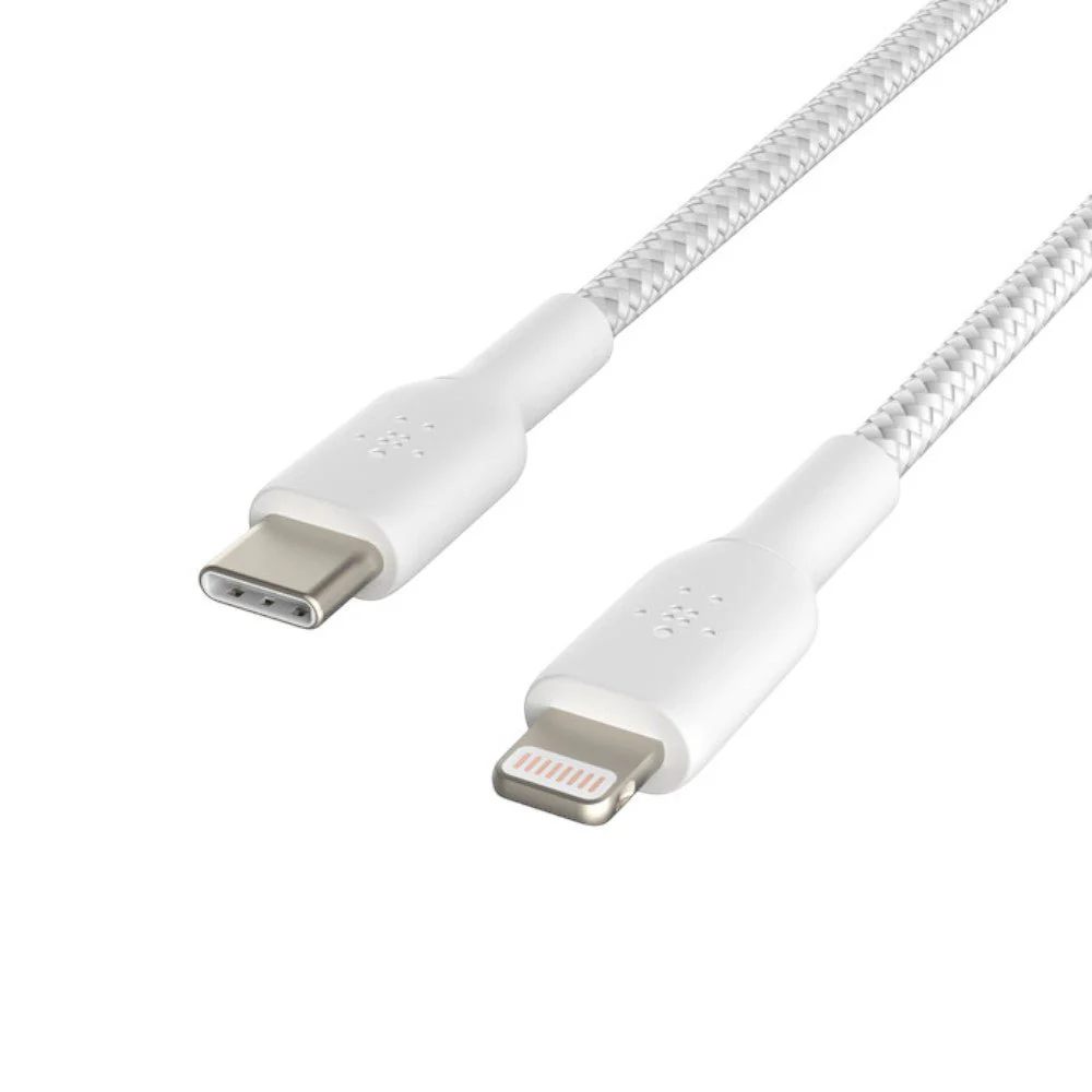 Cable Trenzado Usb-C Belkin Lightning BoostCharge / 1M / Blanco - Image 6