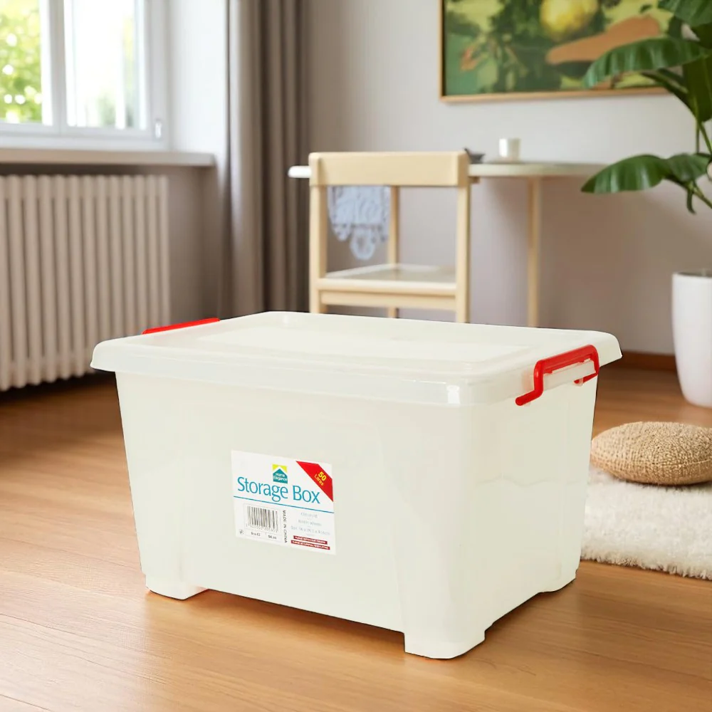 Caja de Almacenaje con Ruedas Home Elegance – 50 Litros - Image 3