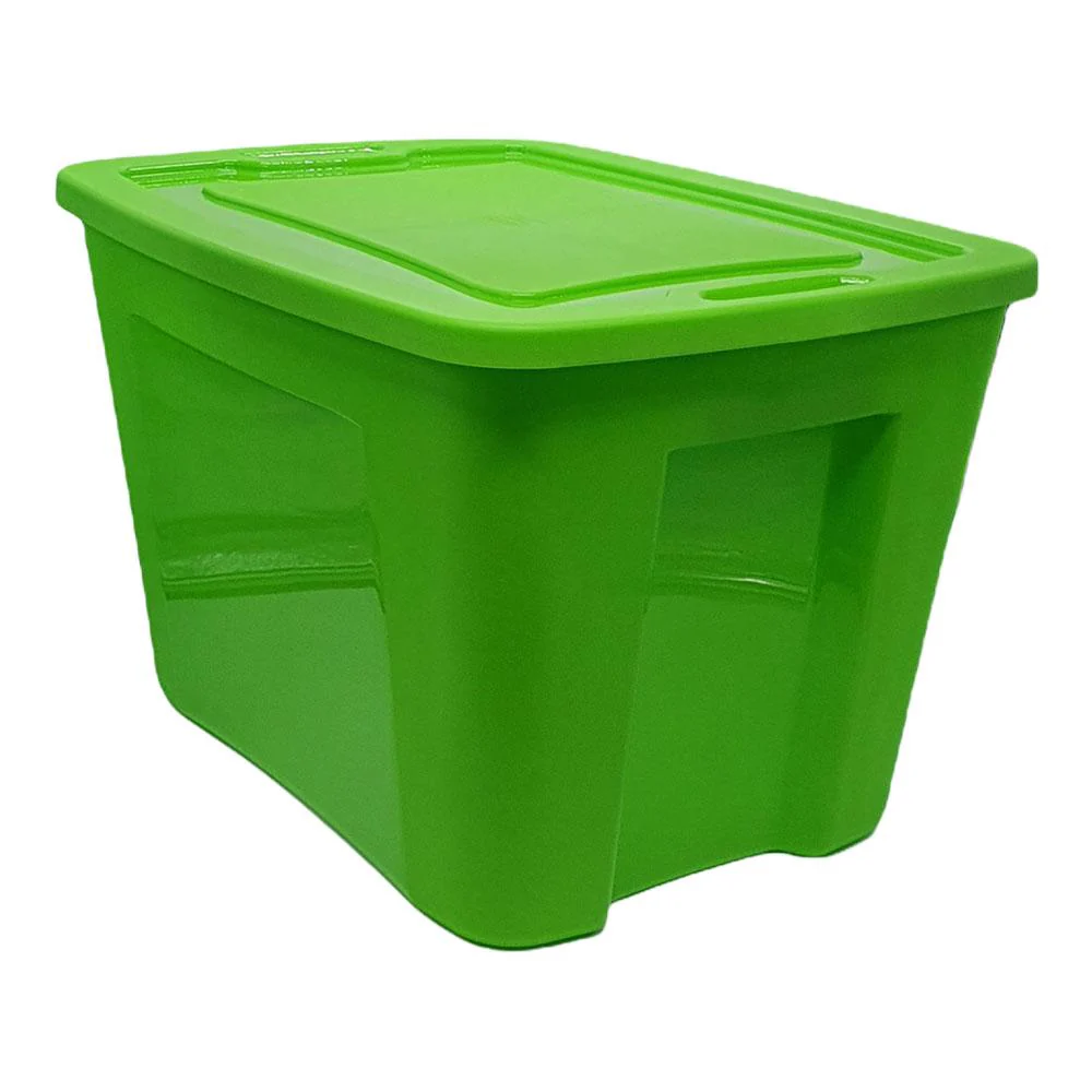 Caja Multiuso Plástica Polinplast de 18 Galones Verde - Image 2