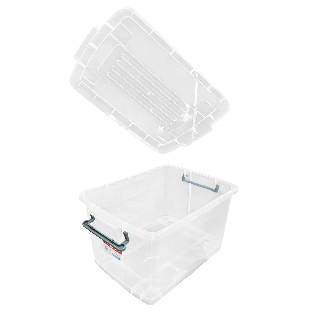 Caja Plástica Multiuso 55 Litros / Transparente / Home Elegance - Image 4