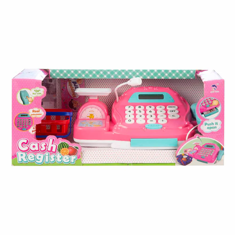 Caja Registradora Pequeña Rosada