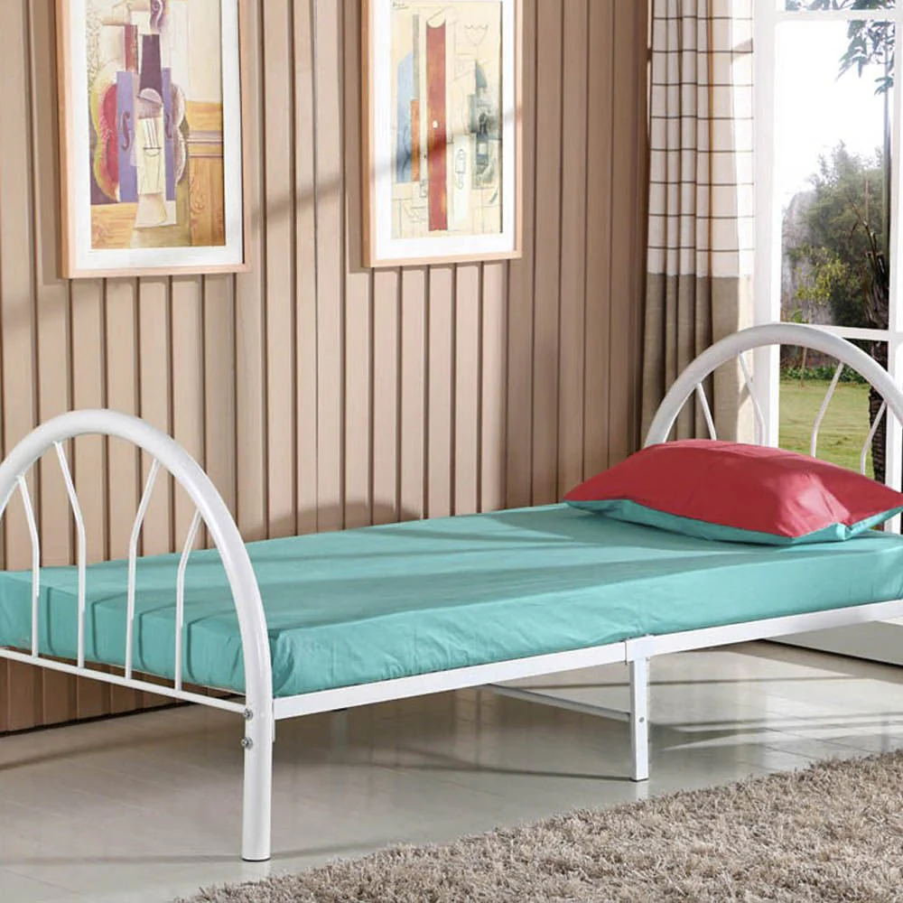 Cama Twin Elements Furniture Blanca De Metal