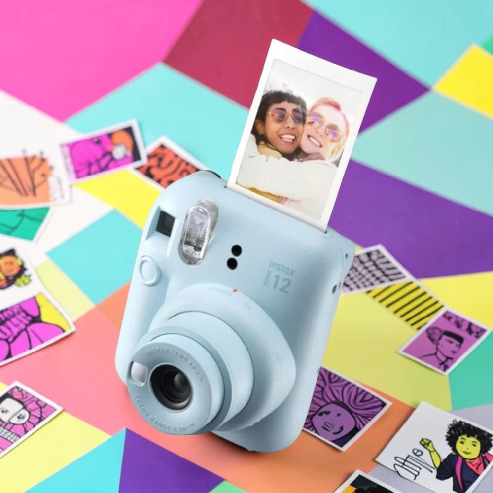 Cámara Fujifilm Instax Mini 12 / Pastel Blue / Kit Completo