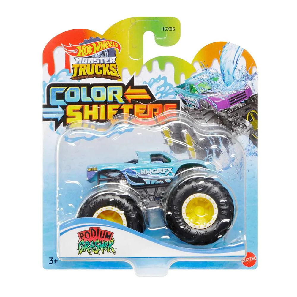 Camión Monstruo Hot Wheels 1:64 Cambio de Color – Surtido
