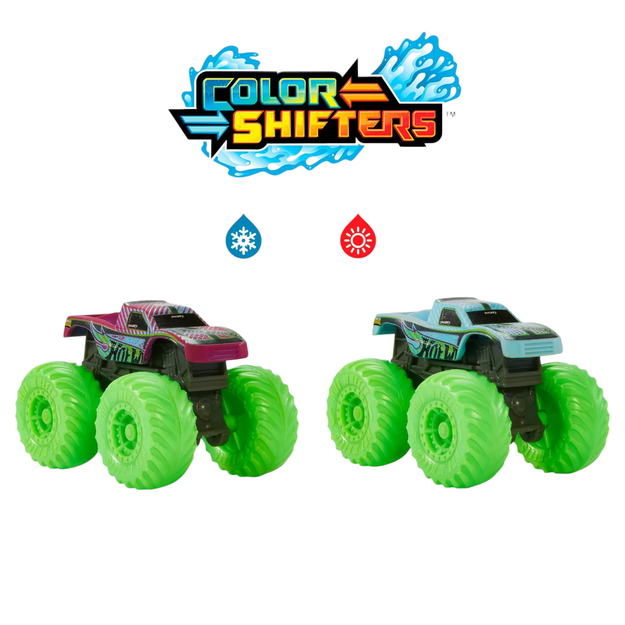 Camión Monstruo Hot Wheels 1:64 Cambio de Color – Surtido - Image 2
