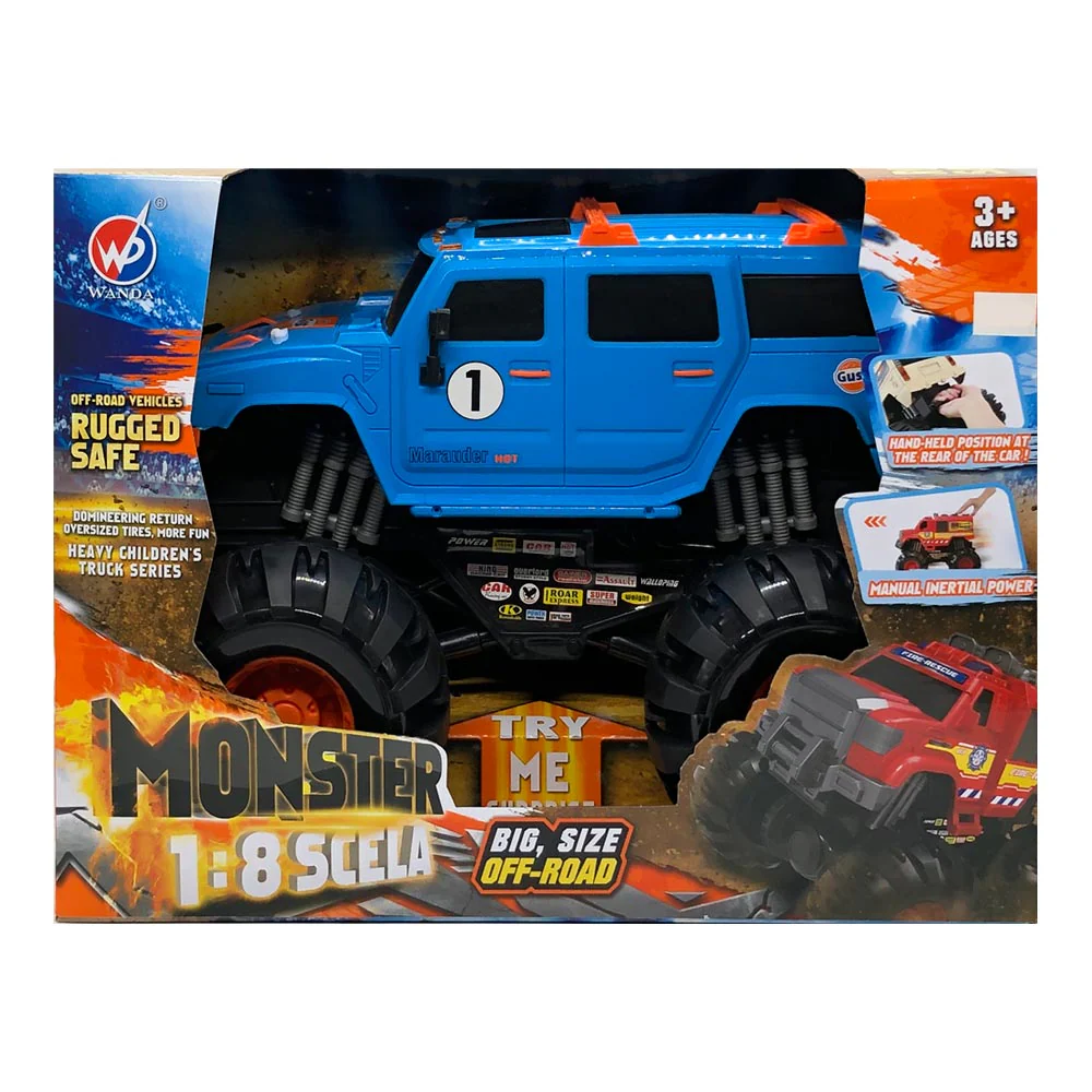 Camioneta Fricción Wanda 1:8 Monster Truck - Surtido,3