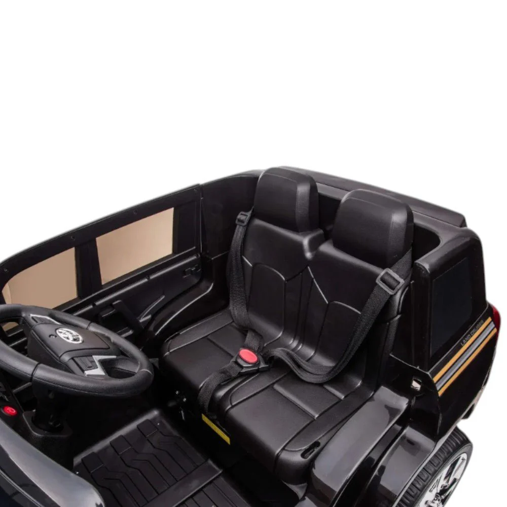 Camioneta Recargable Toyota Land Cruiser Negro - Image 2