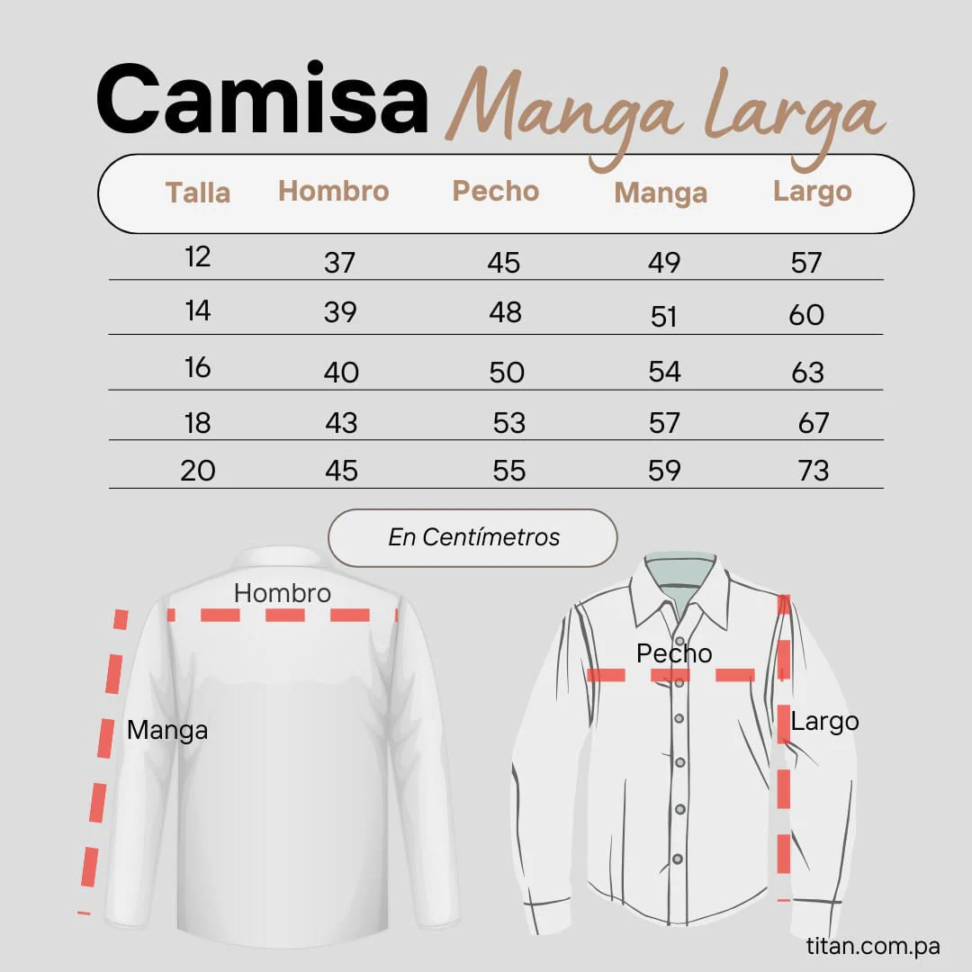 Camisa Blanca Escolar Durex / Manga Larga / Talla 18 - Image 5