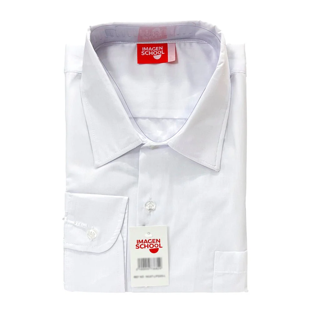 Camisa Escolar Blanca Imagen School / Manga Larga / Talla 18 - Image 2