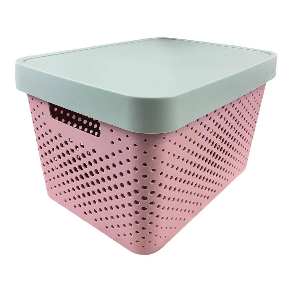 Canasta Multiuso Easy Home de Plástico Con Tapa - Surtido - Image 2