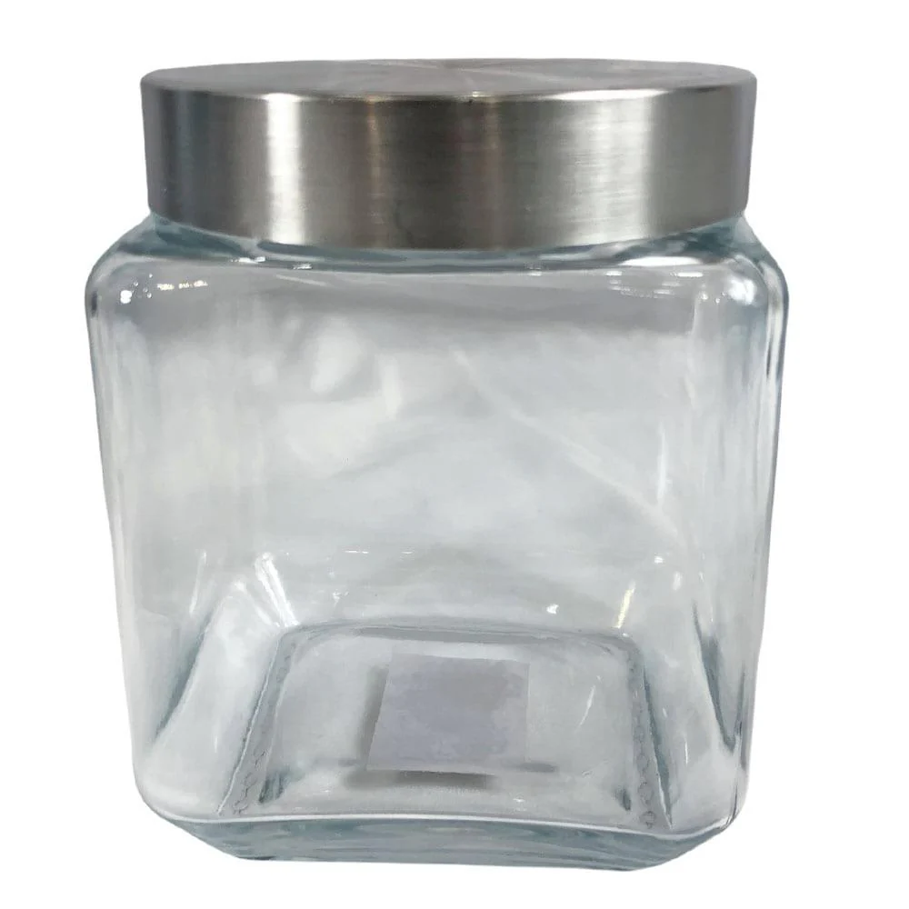 Canister de Vidrio Con Tapa Home Elegance 14 cm x 11 cm