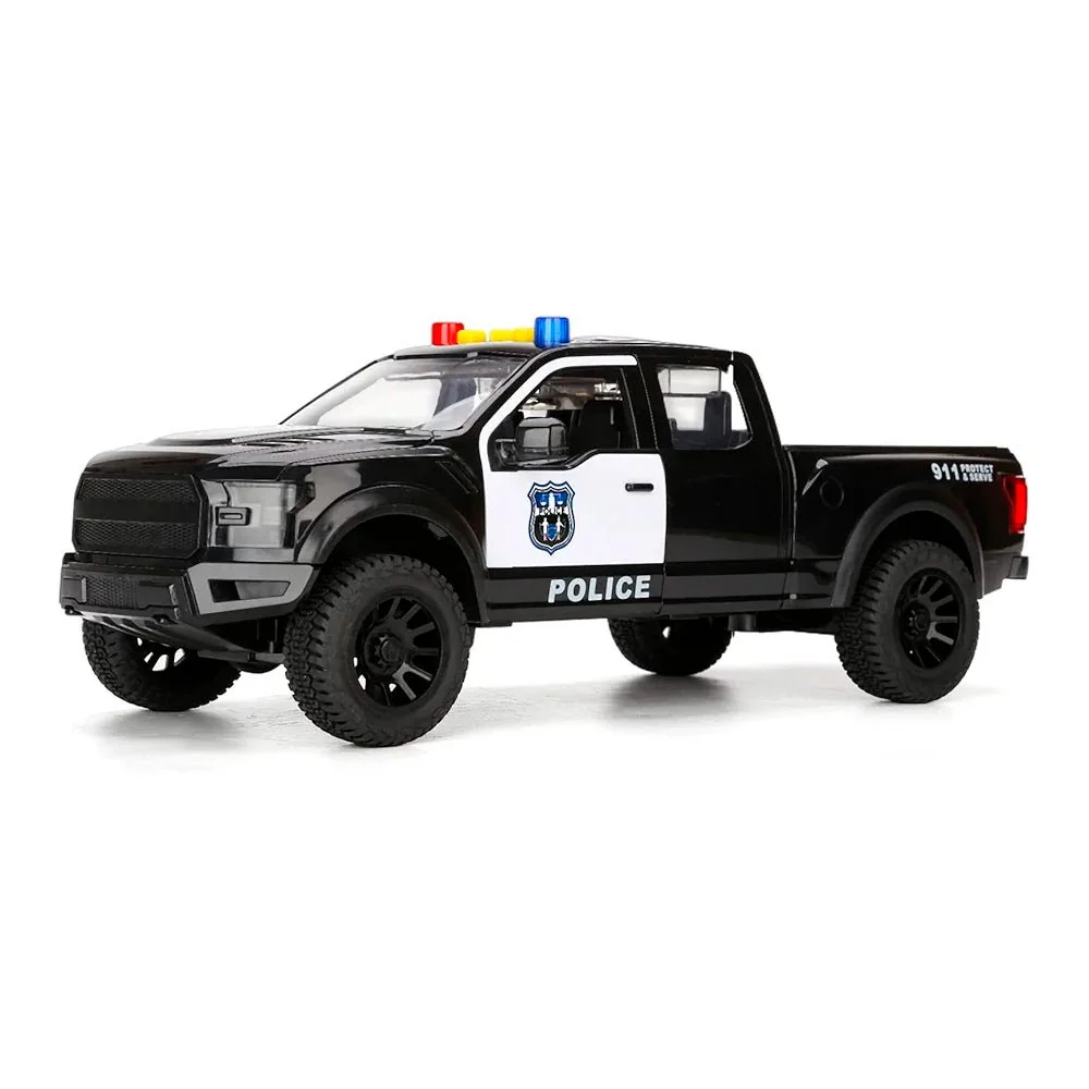 Carro De Policia C/Luces Sonido Jin Jia Toys