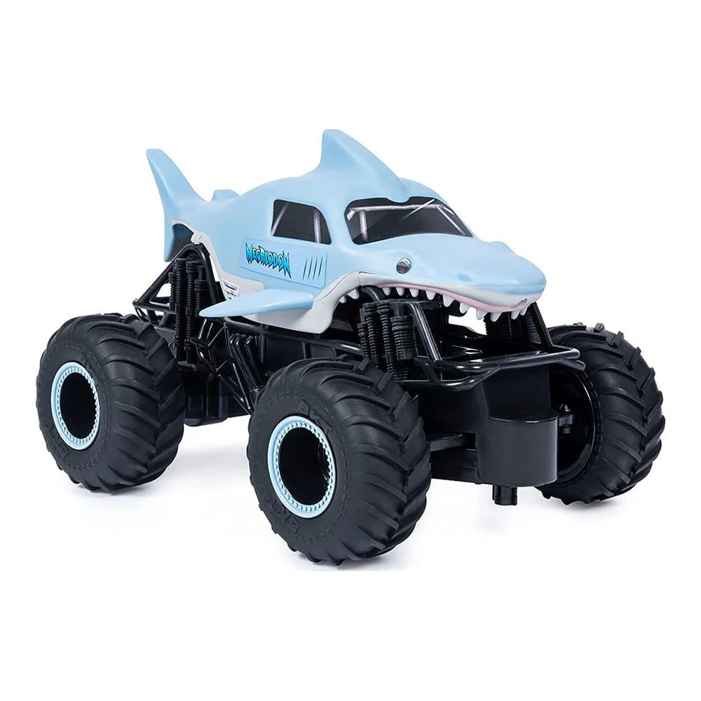 Carro Monster Jam Megalodón con control remoto 1:24