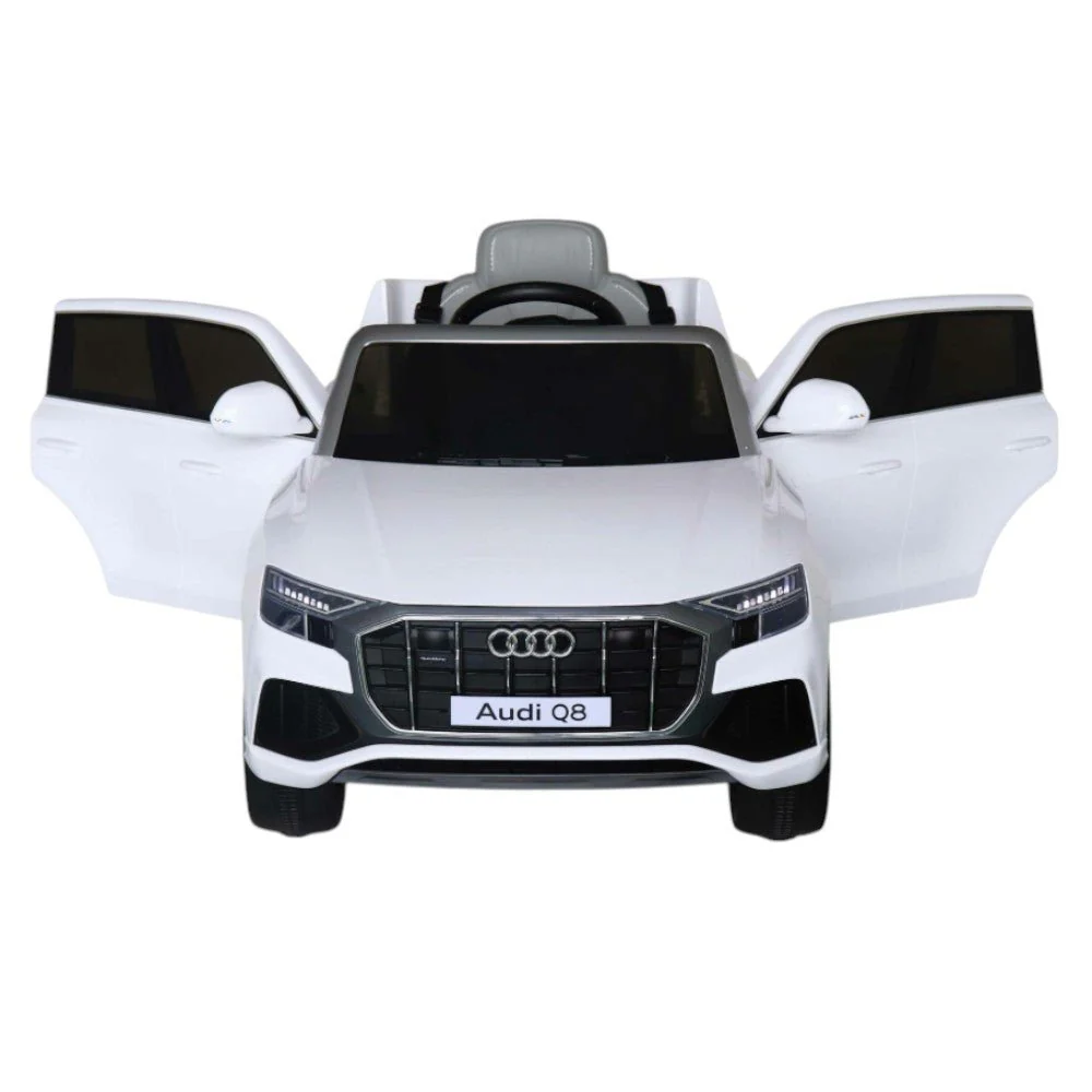 Carro Recargable Audi Q8 W/RC Blanco 6V
