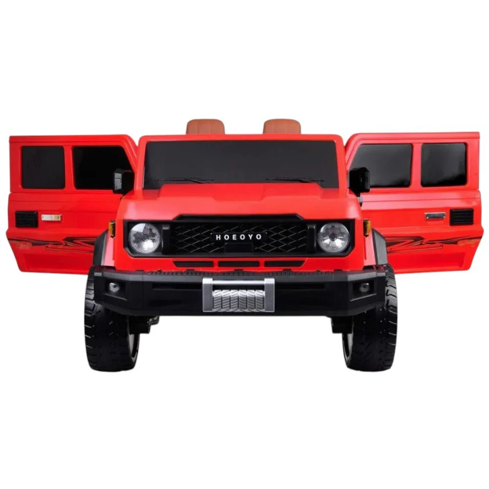Carro Recargable Diseño Pickup W/RC Rojo 12V - Image 3