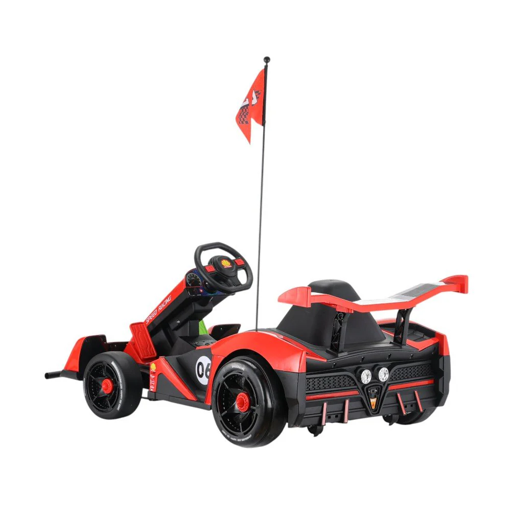 Carro Recargable Go-Kart Rojo 12V Overseas - Image 3