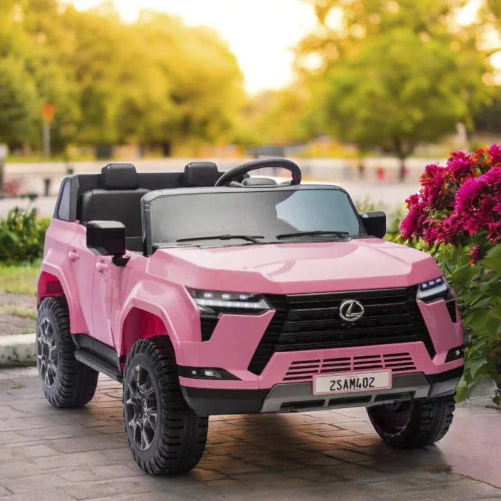 Carro Recargable Lexus GX55 W/RC Rosa 12V