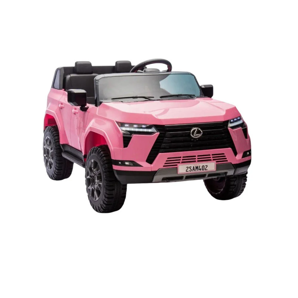 Carro Recargable Lexus GX55 W/RC Rosa 12V - Image 2