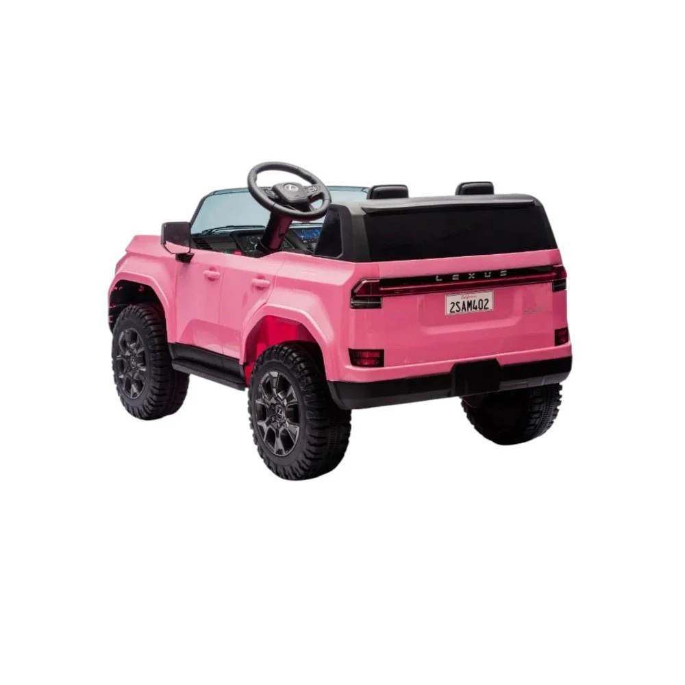 Carro Recargable Lexus GX55 W/RC Rosa 12V - Image 3