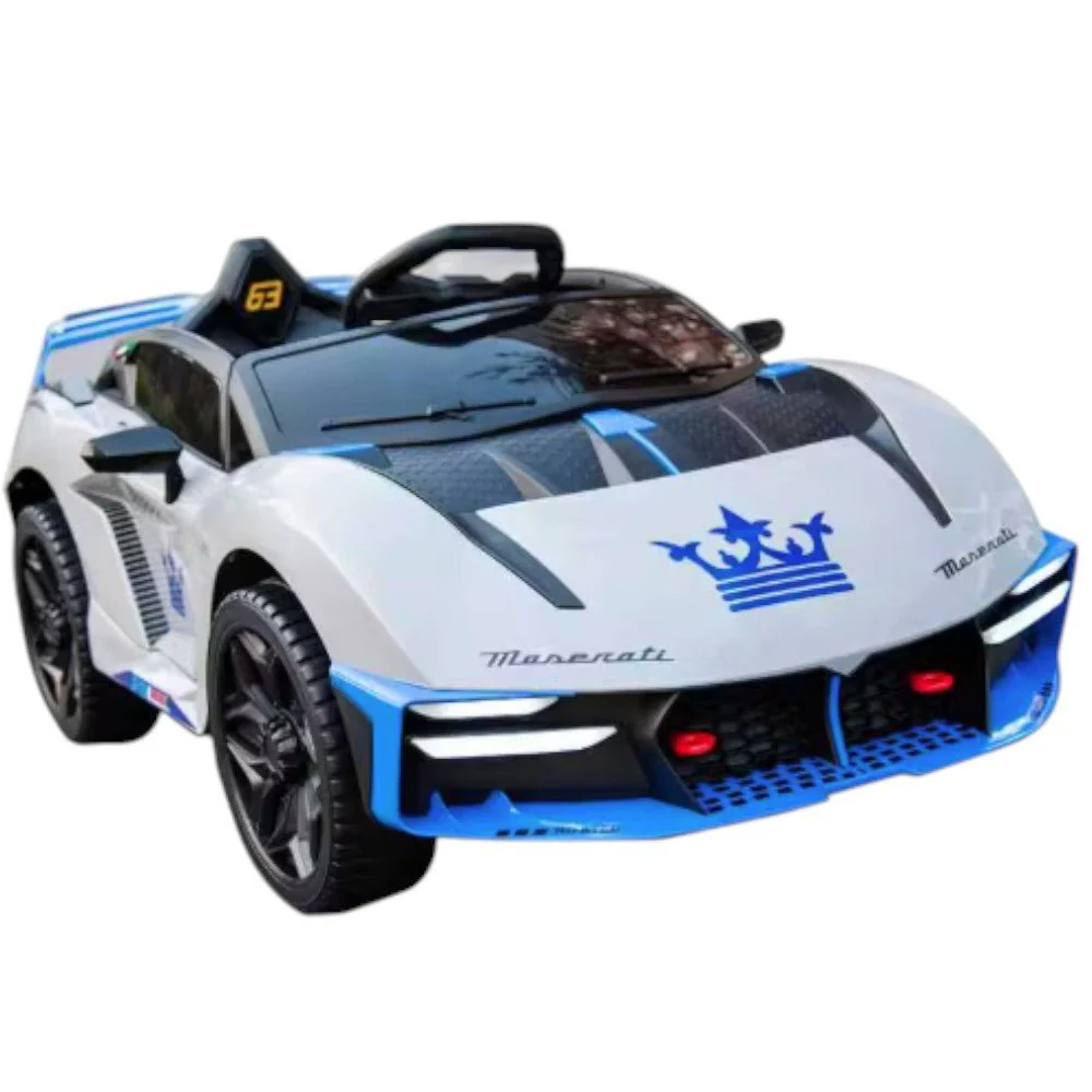 Carro Recargable Maserati R/C Blanco/Azul 12V - Image 3