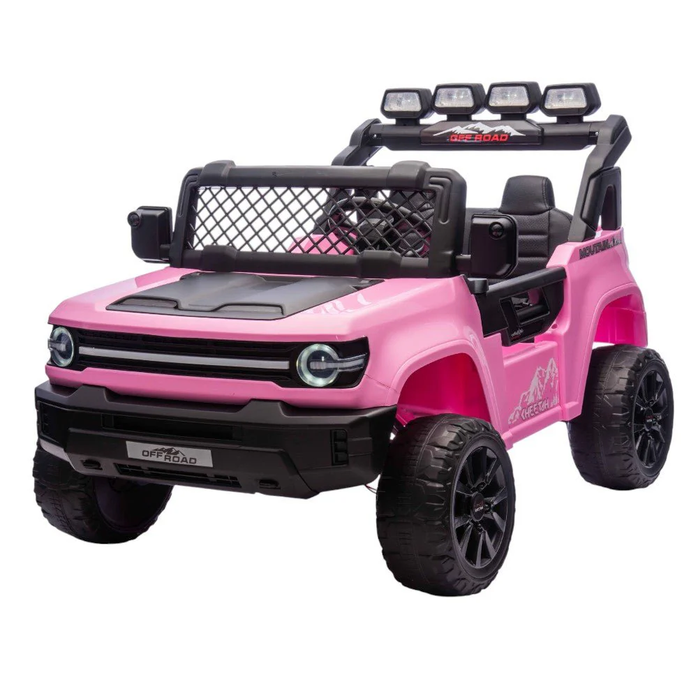 Carro Recargable Mountain W/RC Rosa 12V