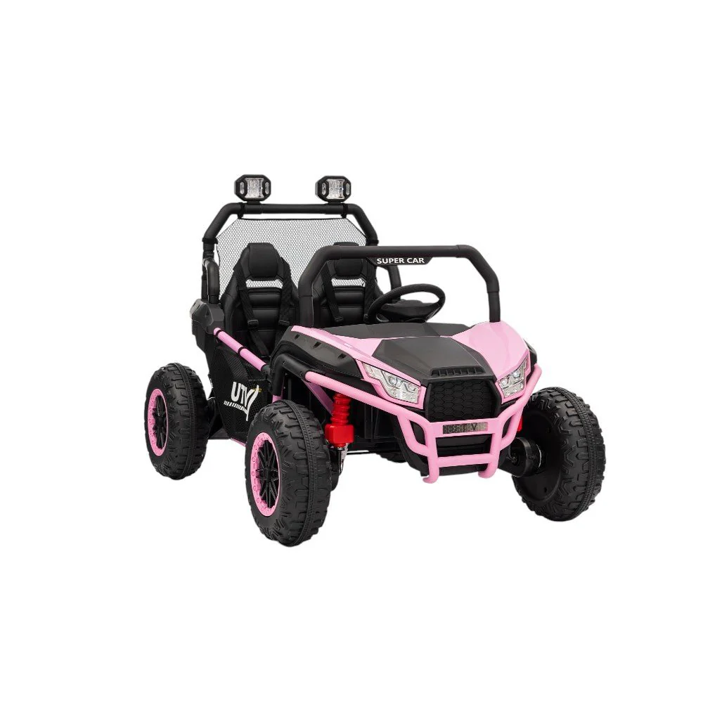 Carro Recargable R/C UTV Rosa 12V - Image 3