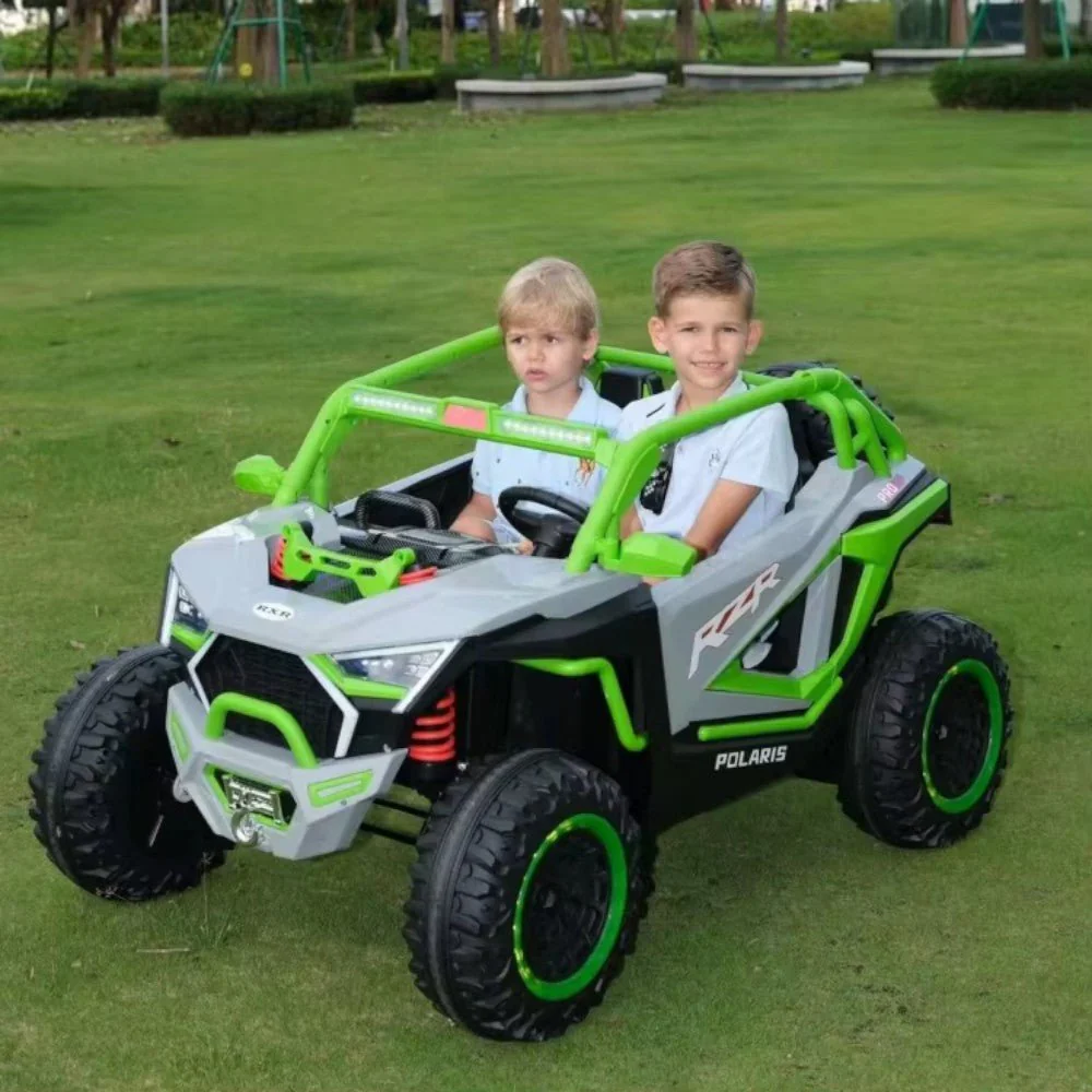 Carro Recargable RZR Para Niños / 12V / Control Remoto / Gris