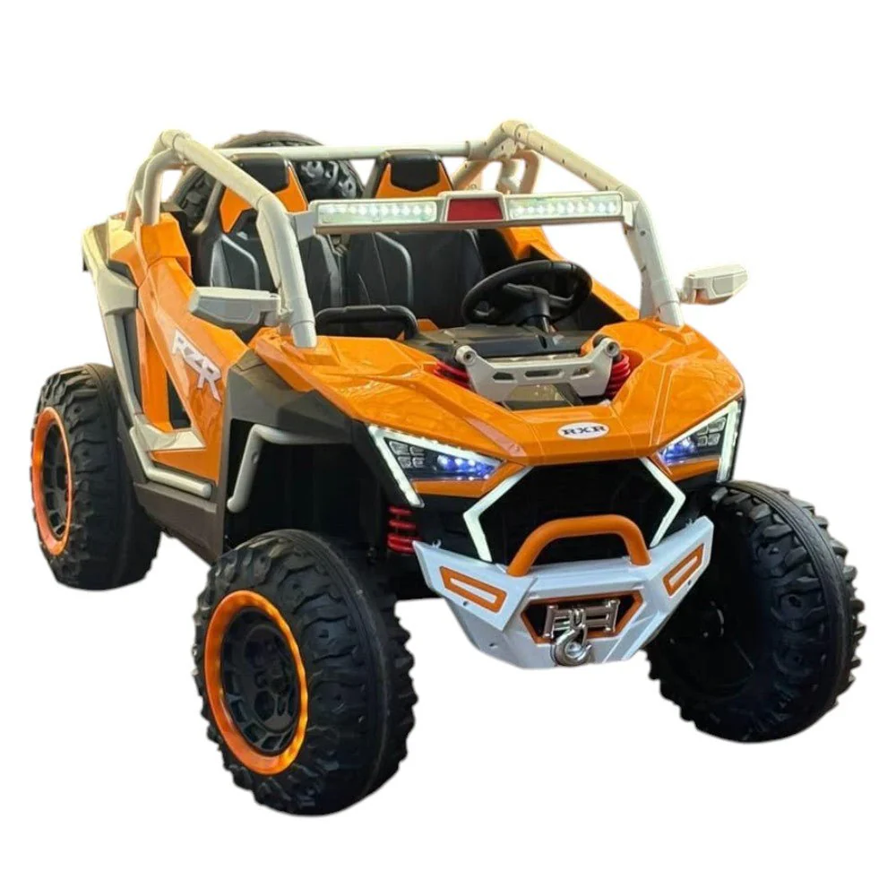 Carro Recargable RZR Para Niños / 12V / Control Remoto / Naranja - Image 2