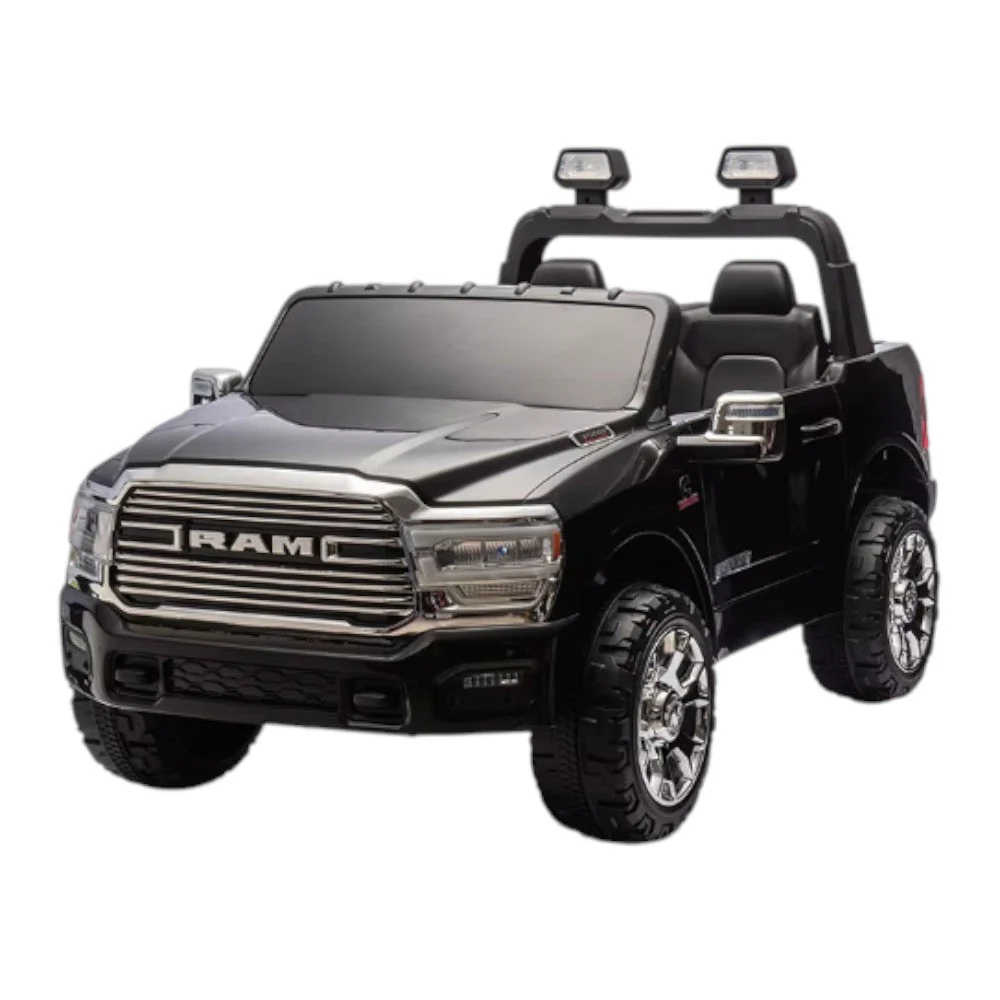 Carro Recargable W/RC Ram Negro 24V