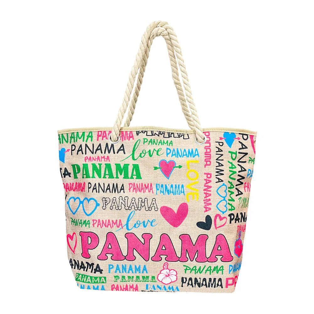 Cartera de Playa Tote Casual Penthouse Para Dama / Estampada / Surtida