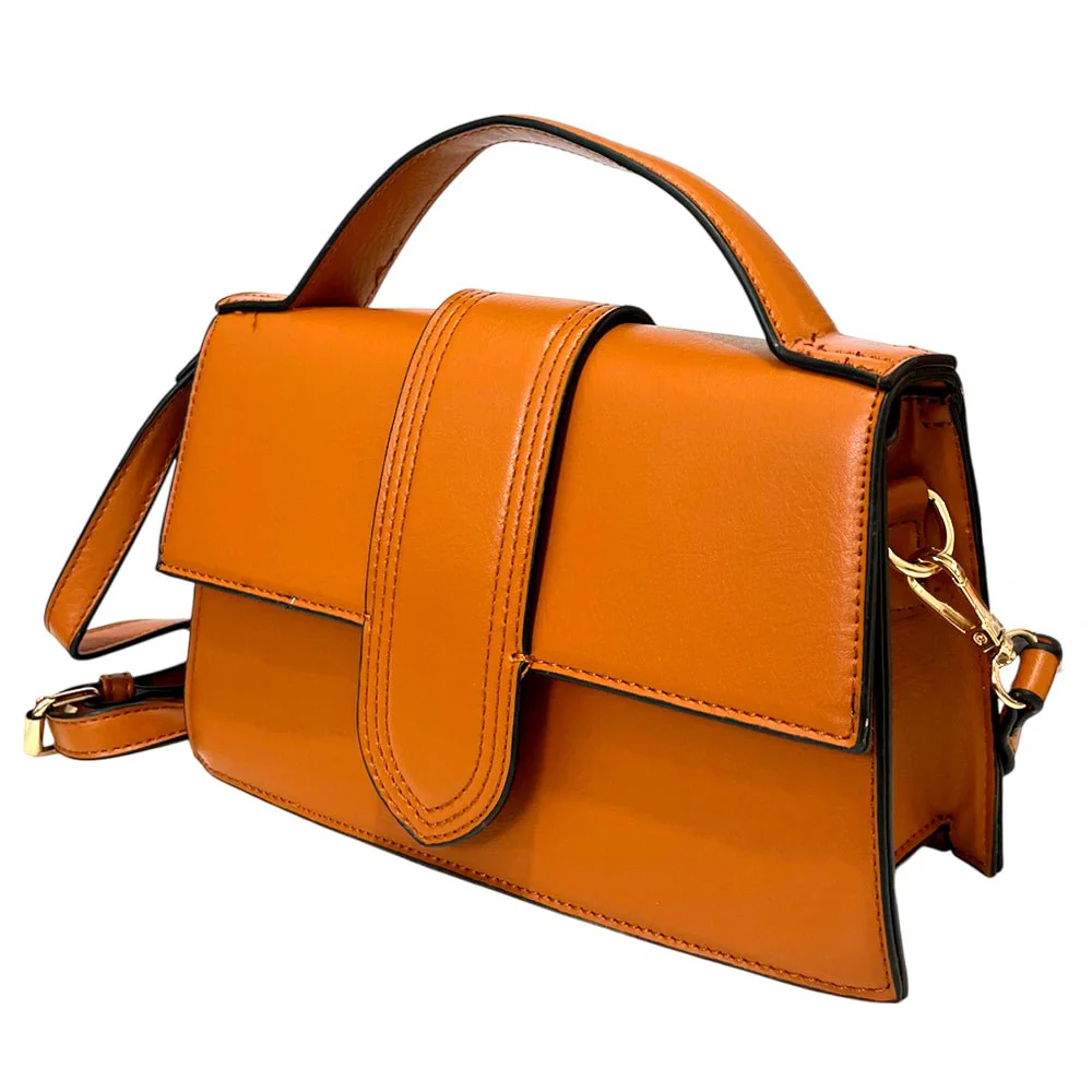 Cartera Manos Libres Básica Purple Lilac Para Dama - Marrón - Image 3