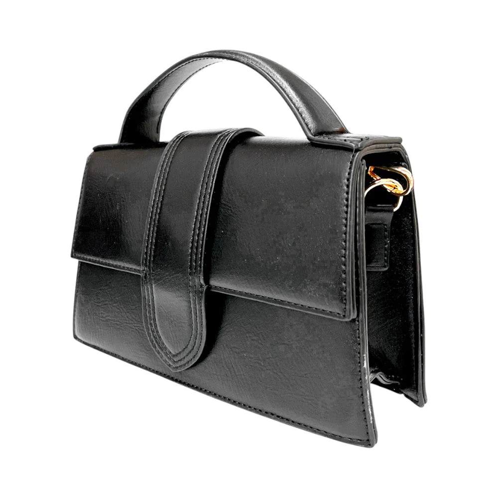 Cartera Manos Libres Básica Purple Lilac Para Dama - Negro - Image 3