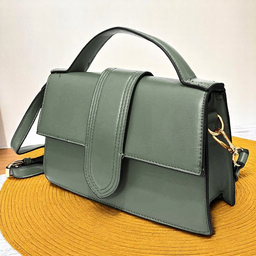 Cartera Manos Libres Básica Purple Lilac Para Dama - Sage