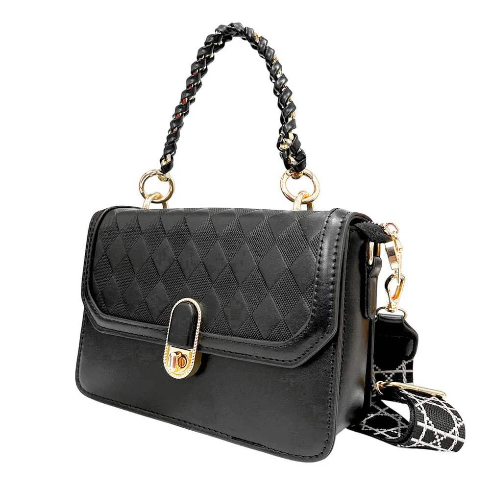 Cartera Manos Libres Básica Zhi Chen Dama - Negro - Image 3